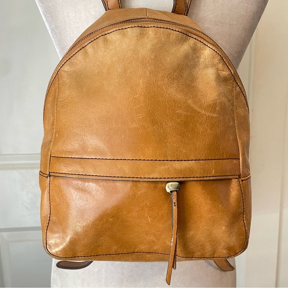 Hobo Tan Leather Small Backpack - Picture 2 of 8